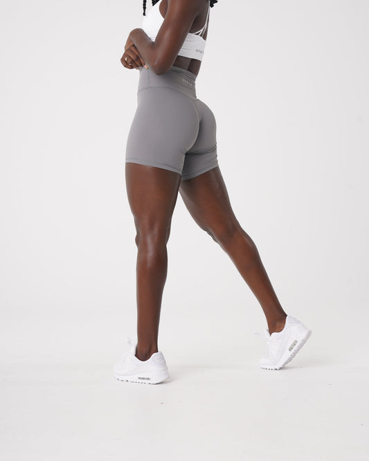 Women Grey Signature 2.0 Shorts | NVGTN