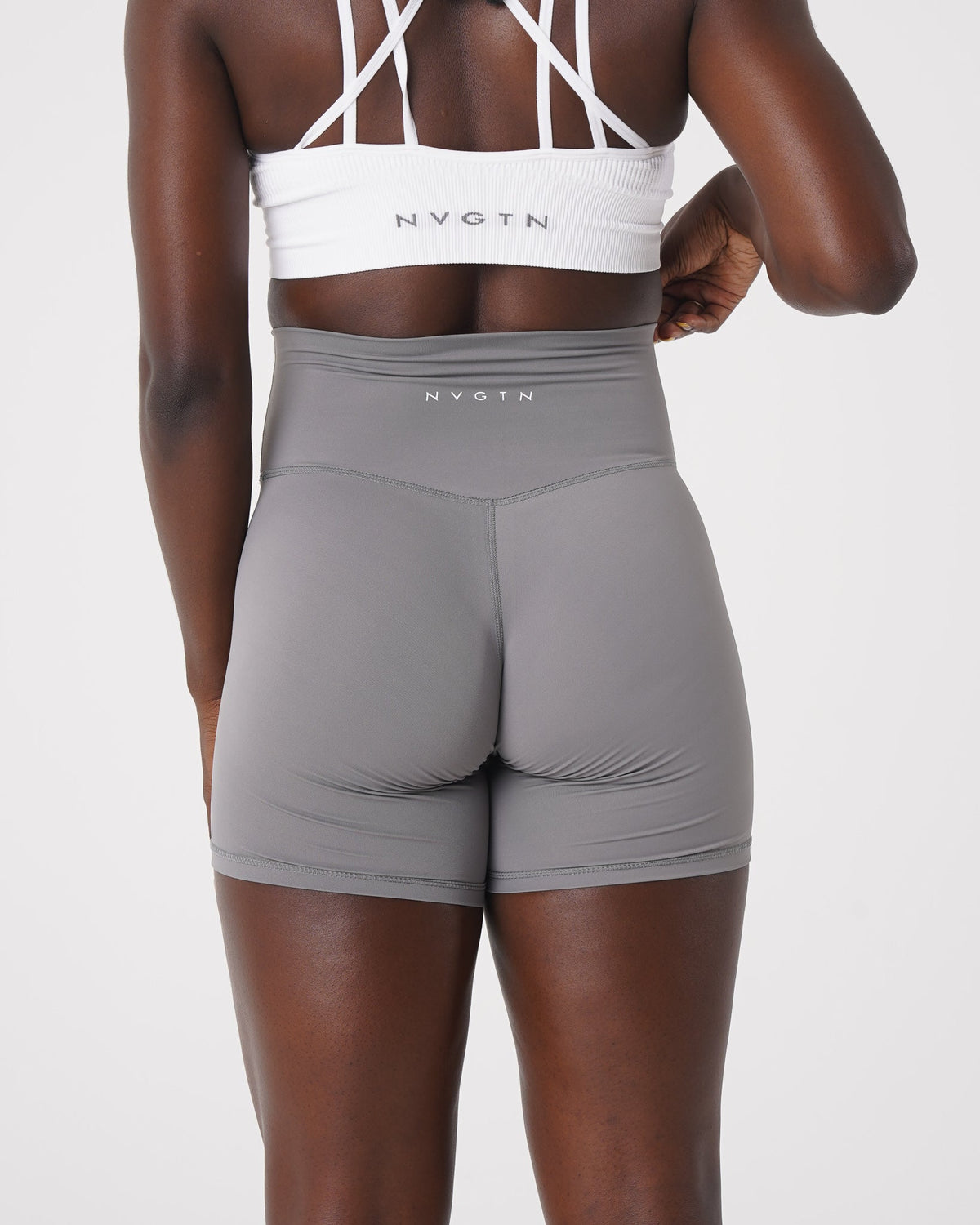 Women Grey Signature 2.0 Shorts | NVGTN