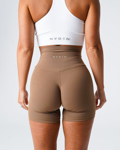 Women Mocha Signature 2.0 Shorts | NVGTN