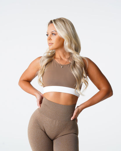 Women Mocha Agility Bra | NVGTN