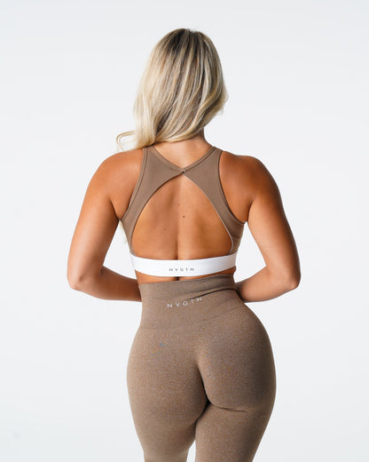 Women Mocha Agility Bra | NVGTN