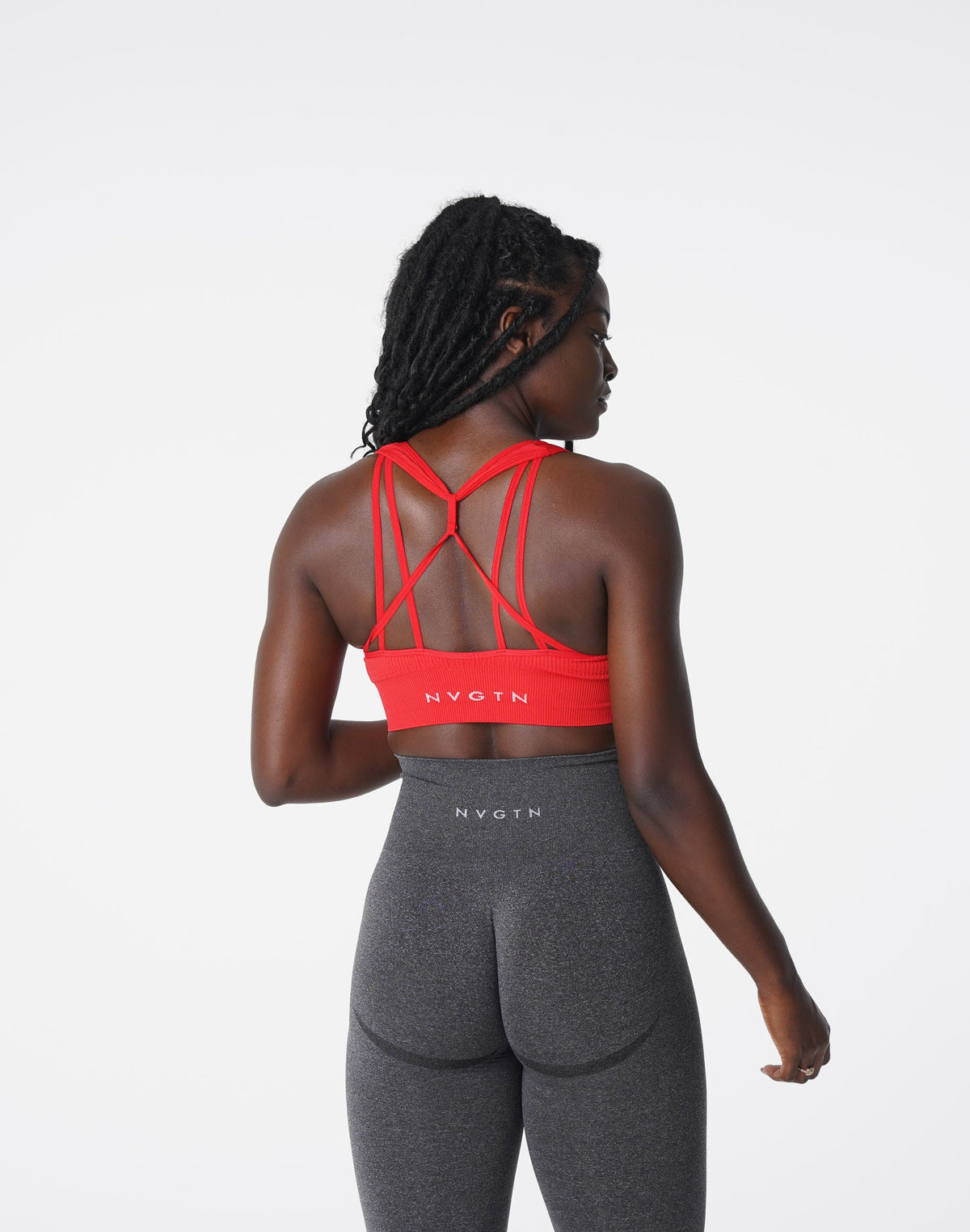 Women Scarlet Galaxy Ribbed Seamless Bra | NVGTN
