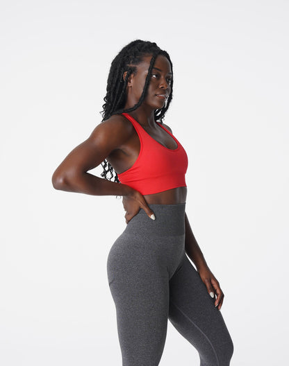 Women Scarlet Galaxy Ribbed Seamless Bra | NVGTN