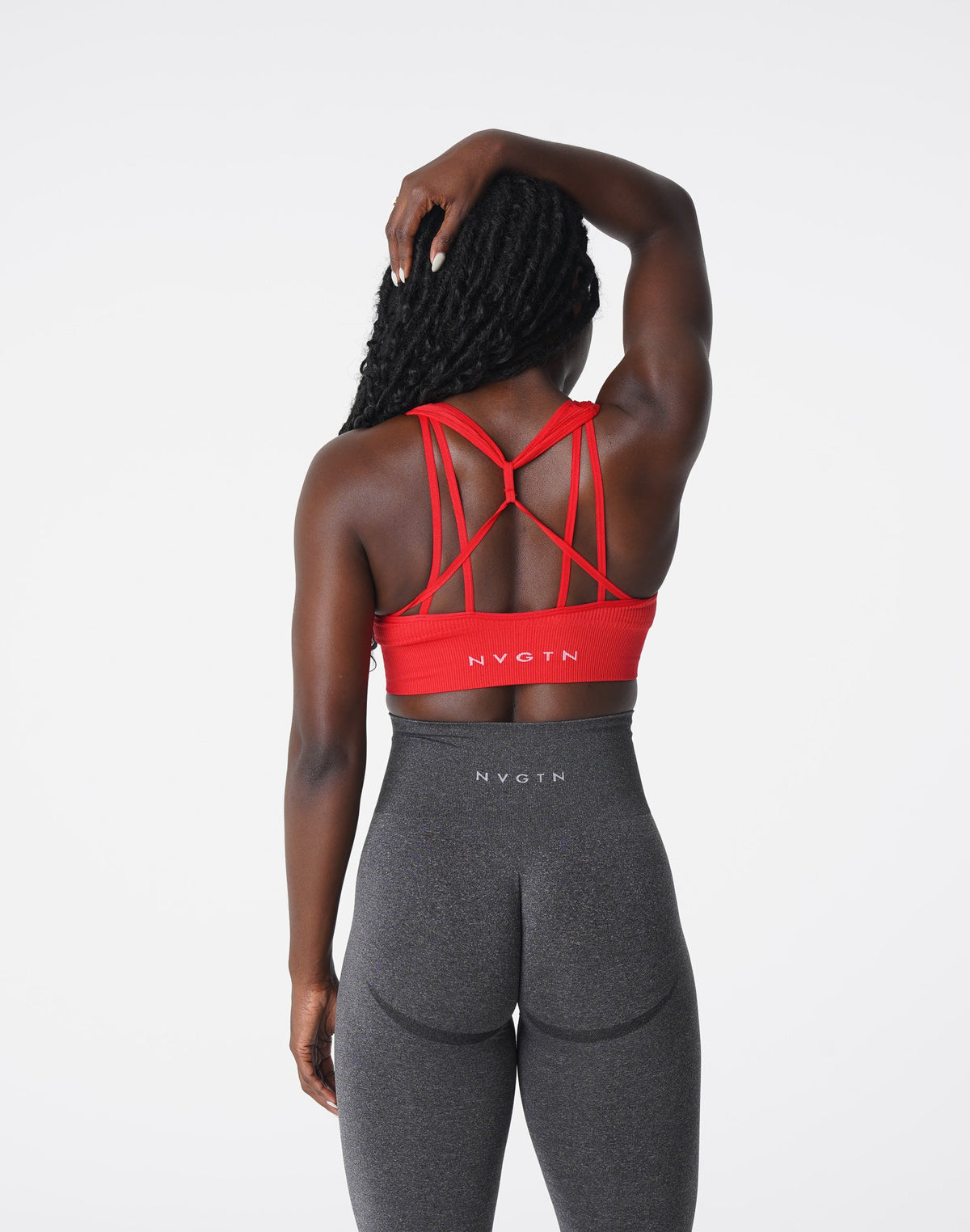 Women Scarlet Galaxy Ribbed Seamless Bra | NVGTN