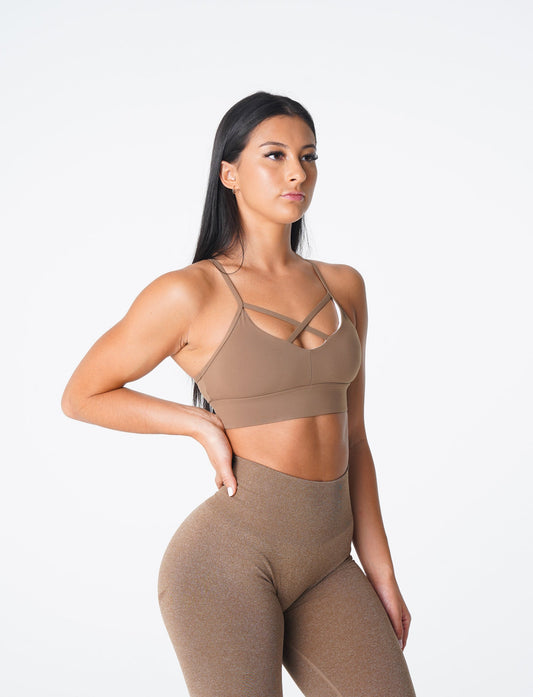 Women Mocha Oasis Bra | NVGTN