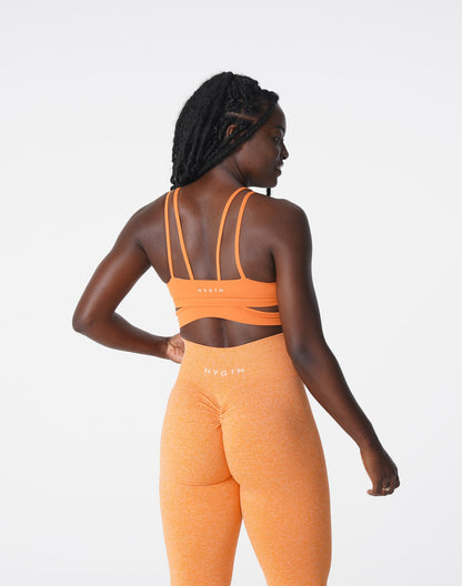Women Burnt Orange Revolve Bra | NVGTN