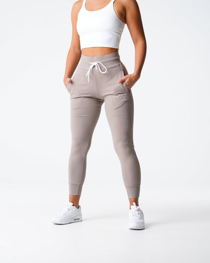 Women Taupe Joggers | NVGTN