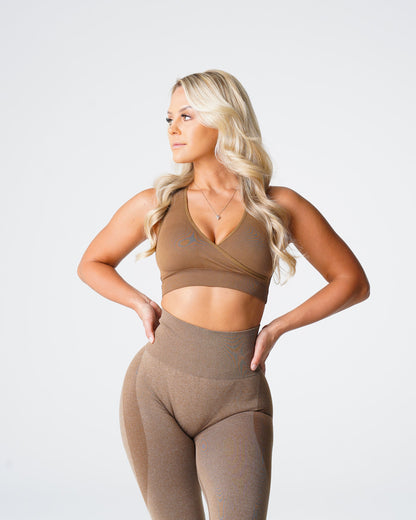 Women Mocha Pursuit Seamless Bra | NVGTN