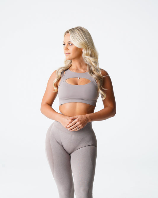 Women Taupe Apex Bra | NVGTN
