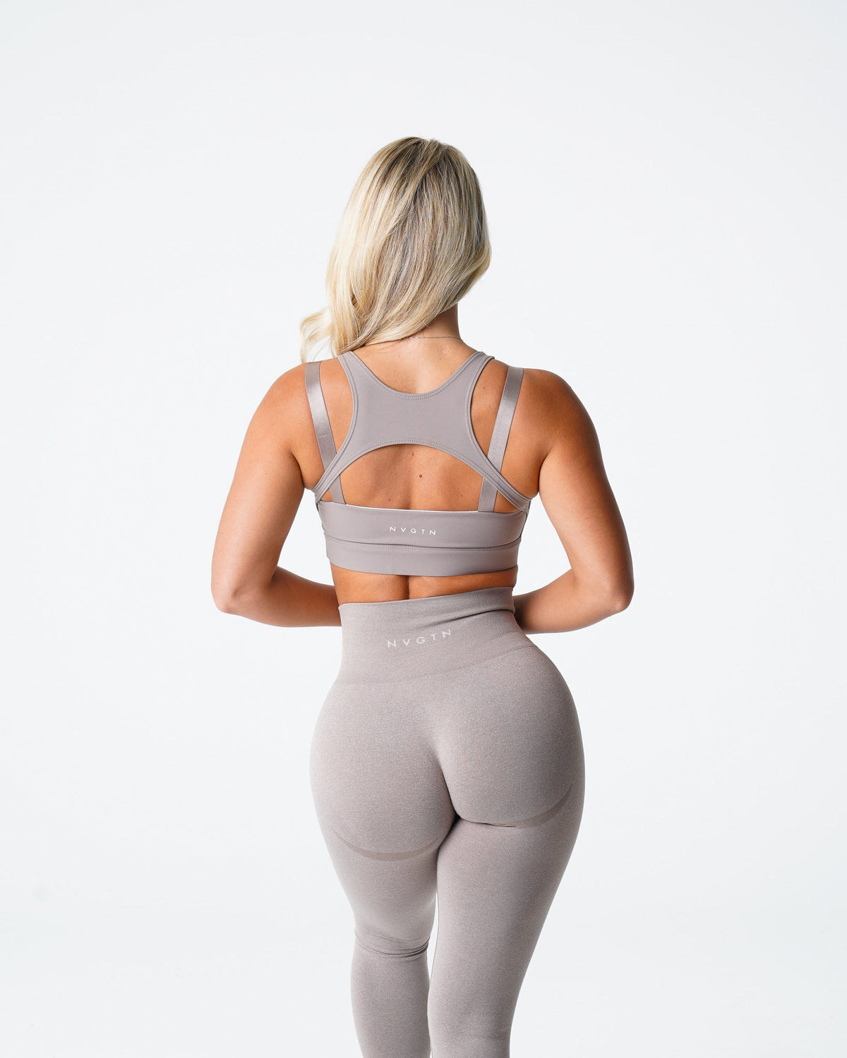 Women Taupe Apex Bra | NVGTN