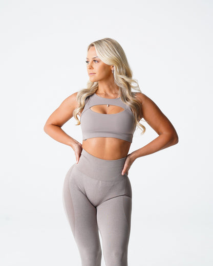 Women Taupe Apex Bra | NVGTN