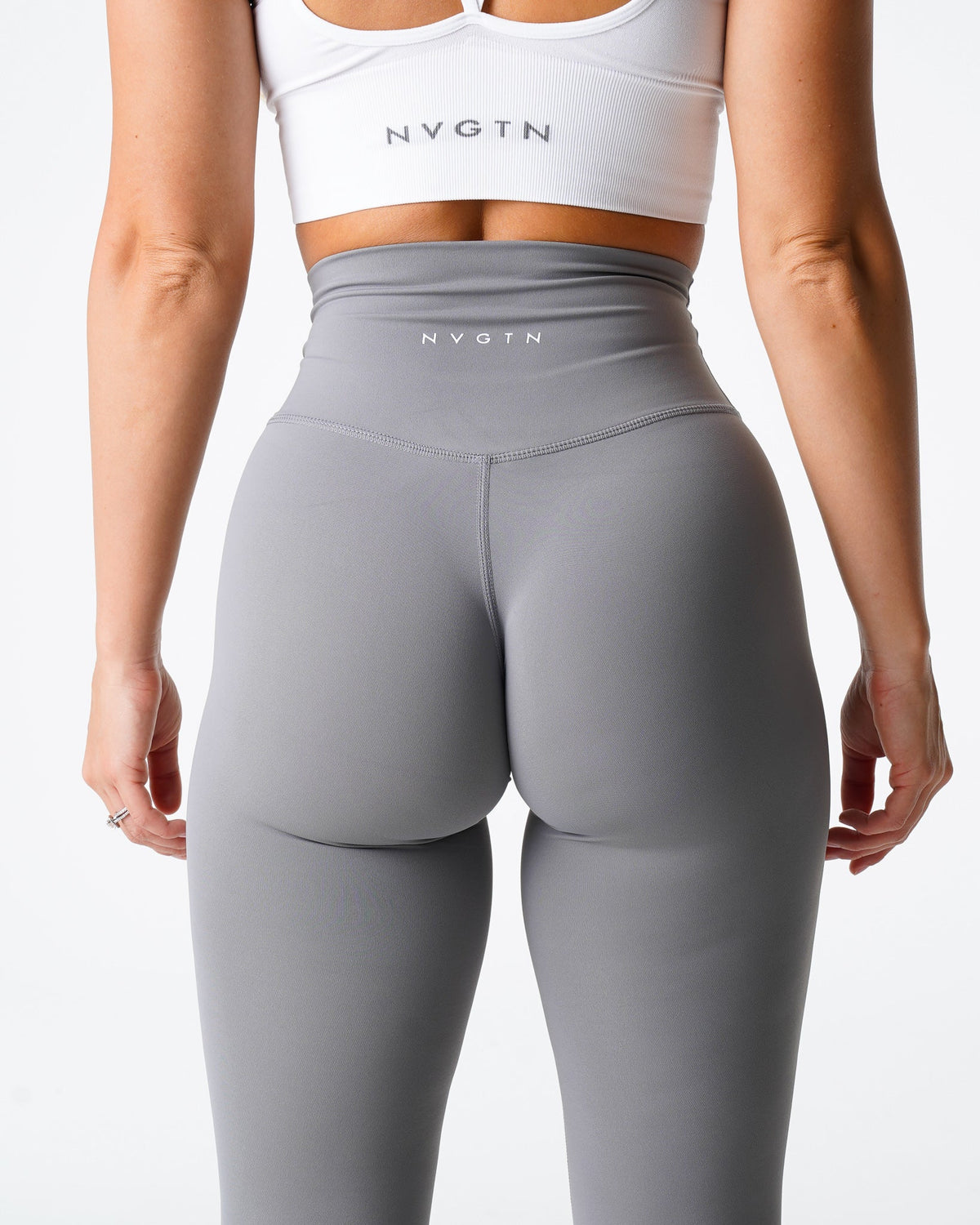 Women Grey Signature 2.0 Leggings | NVGTN