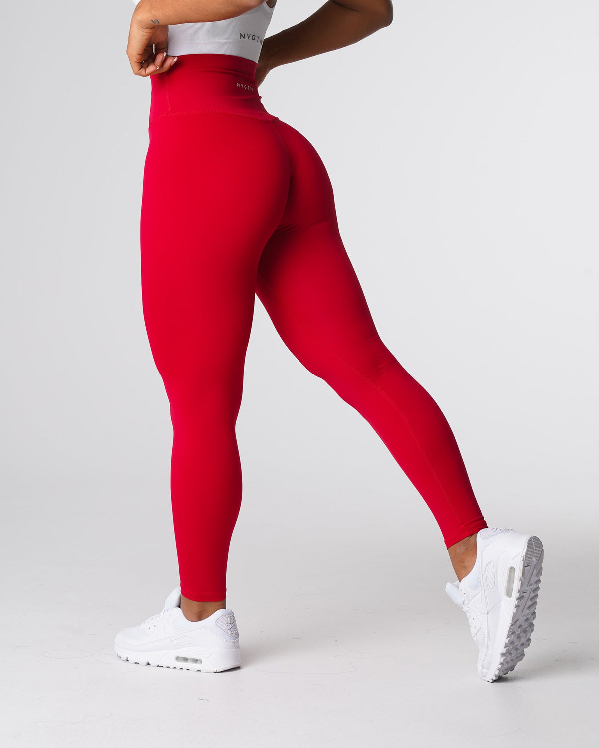 Women Red Wine Signature 2.0 Leggings | NVGTN