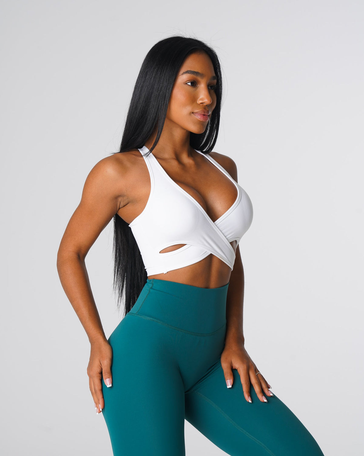 Women White Radiance Bra | NVGTN