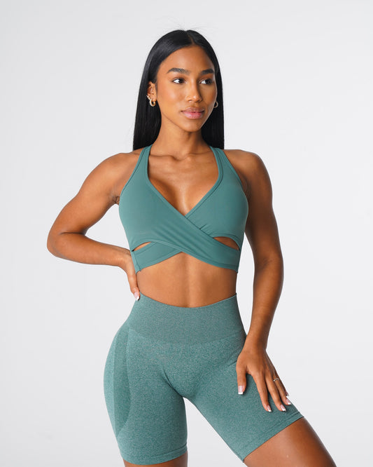 Women Forest Green Radiance Bra | NVGTN