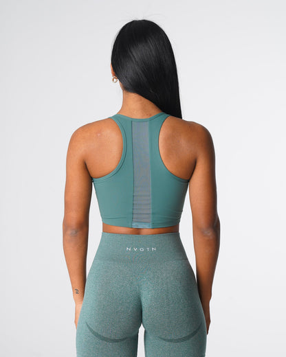 Women Forest Green Radiance Bra | NVGTN