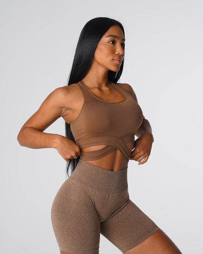Women Mocha Sculpt Seamless Bra Top | NVGTN