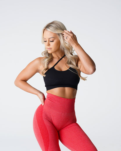 Women Black Streamline Seamless Bra | NVGTN