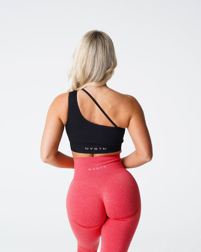 Women Black Streamline Seamless Bra | NVGTN