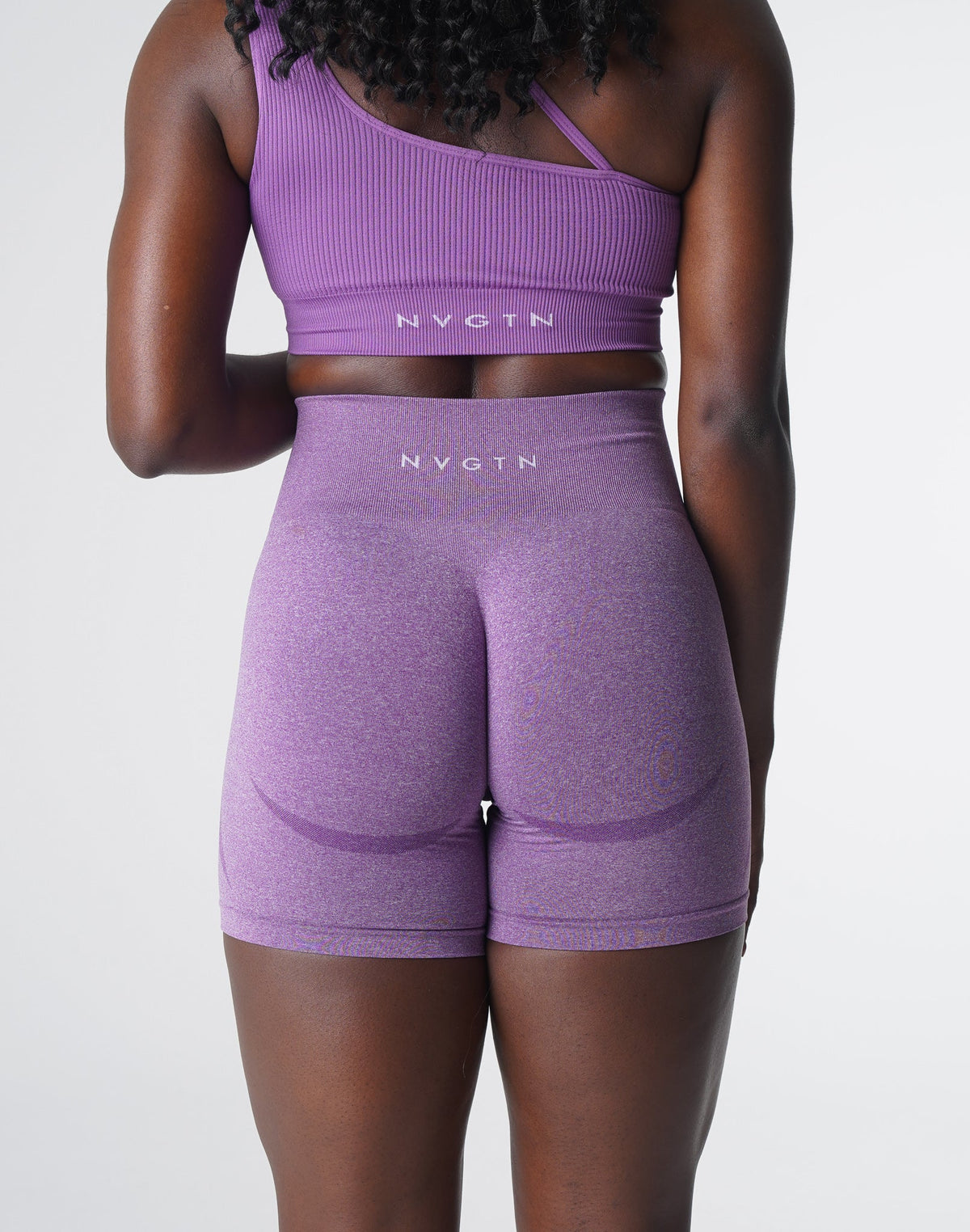 Women Violet Contour Seamless Shorts | NVGTN