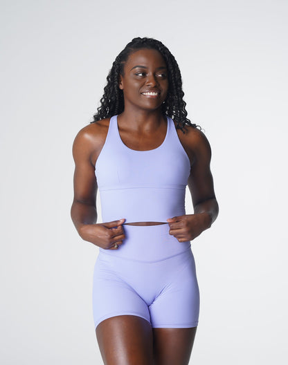 Women Periwinkle Matrix Bra Top | NVGTN