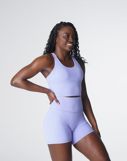 Women Periwinkle Matrix Bra Top | NVGTN