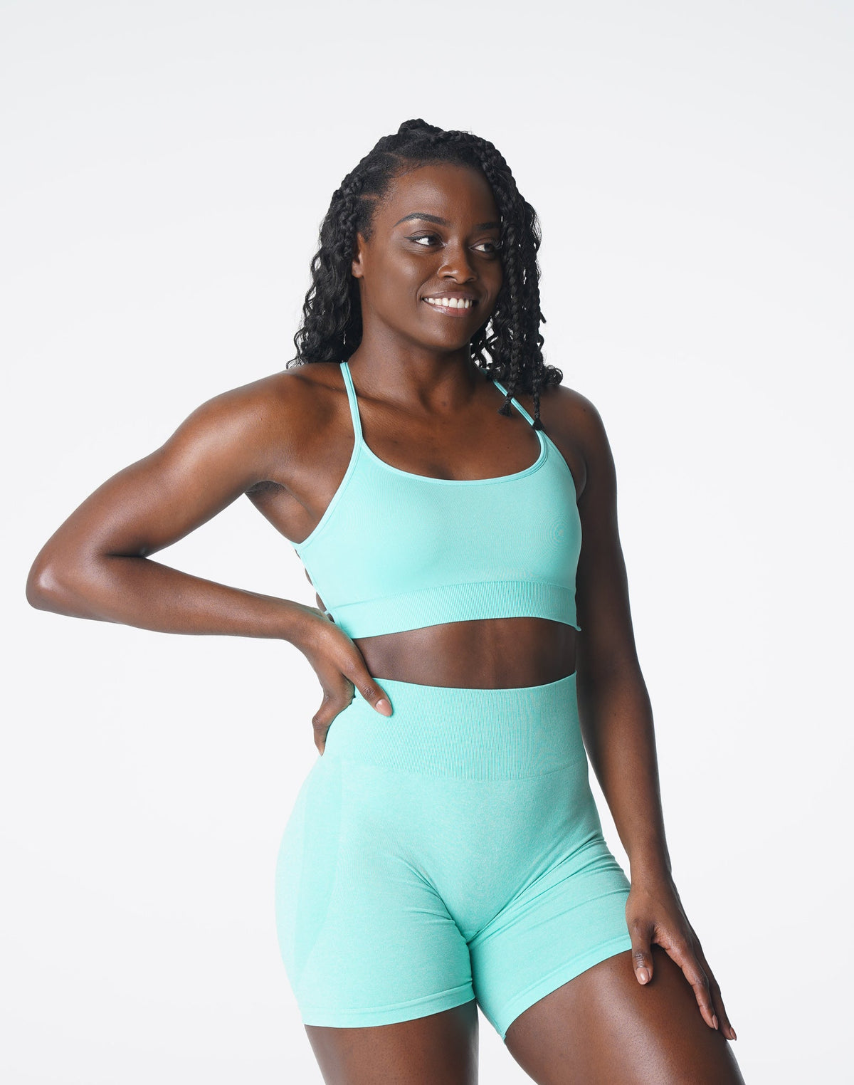 Women Mint Invincible Seamless Bra | NVGTN