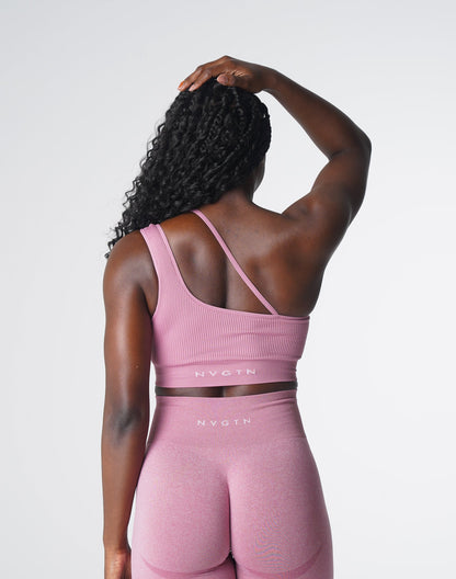 Women Pastel Pink Streamline Seamless Bra | NVGTN