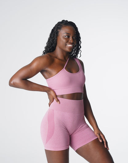 Women Pastel Pink Streamline Seamless Bra | NVGTN