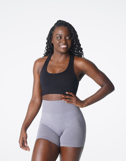 Women Black Surge Seamless Bra | NVGTN