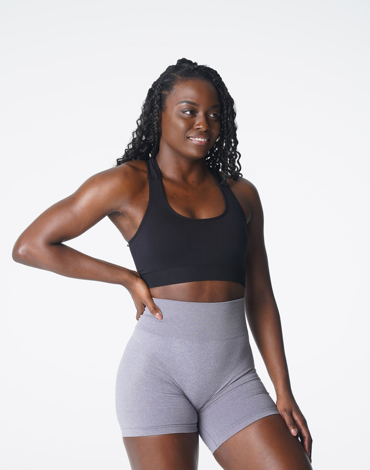 Women Black Surge Seamless Bra | NVGTN
