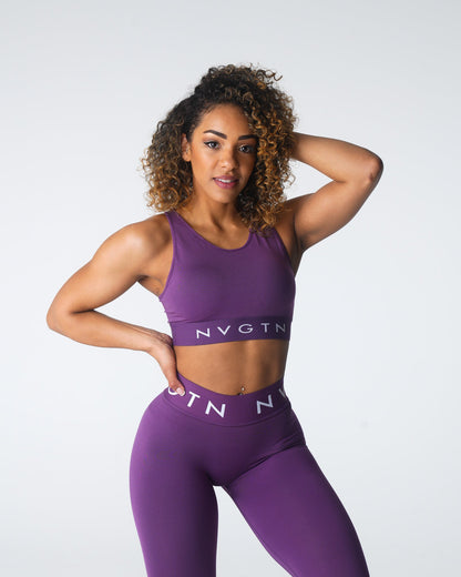 Women Amethyst Trilogy Sport Seamless Bra | NVGTN