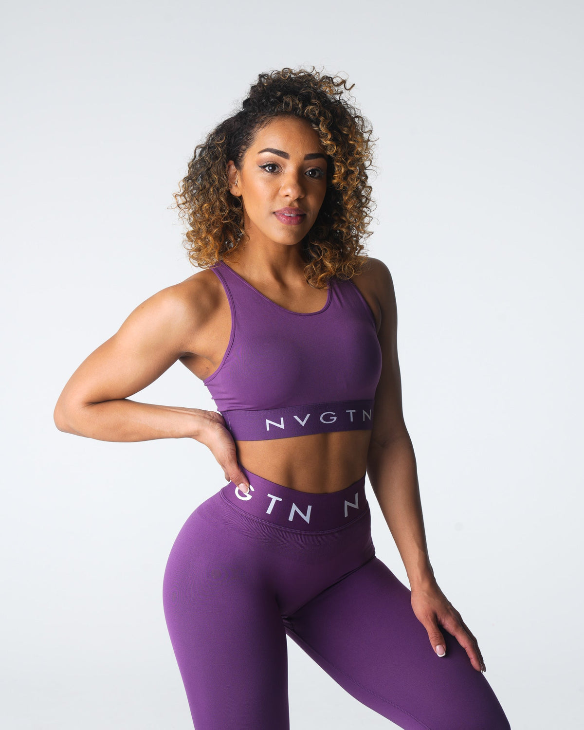 Women Amethyst Trilogy Sport Seamless Bra | NVGTN