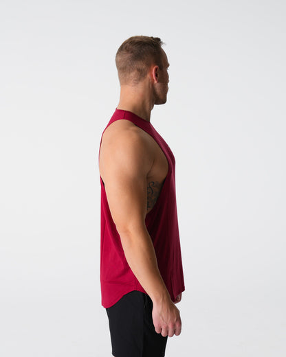 Men Crimson Tech Edge Tank | NVGTN