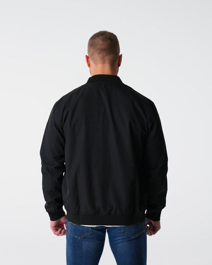 Men Black Bomber Jacket | NVGTN