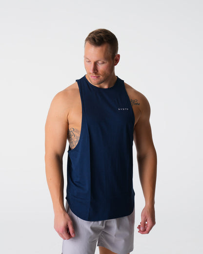 Men Navy Pulse Edge Tank | NVGTN