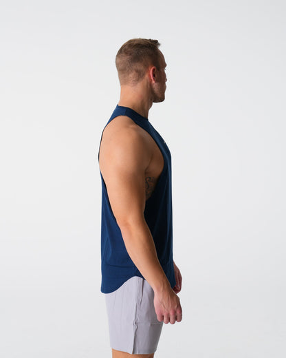 Men Navy Pulse Edge Tank | NVGTN