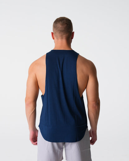 Men Navy Pulse Edge Tank | NVGTN