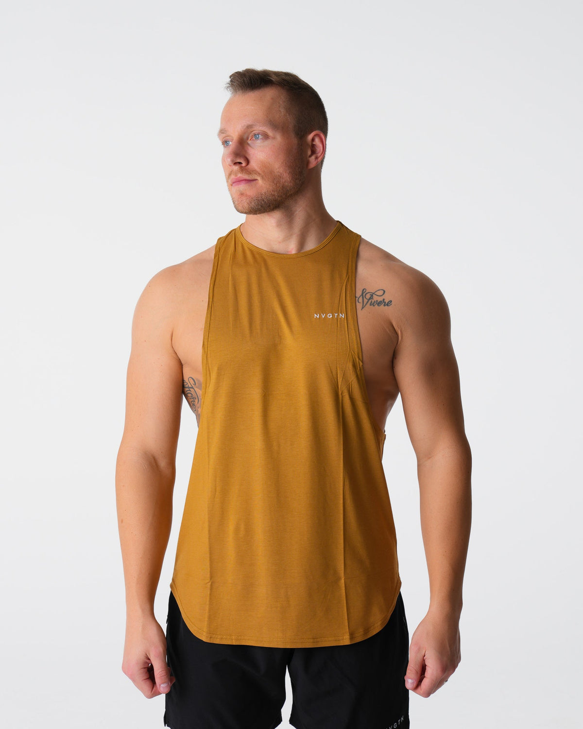 Men Bronze Pulse Edge Tank | NVGTN