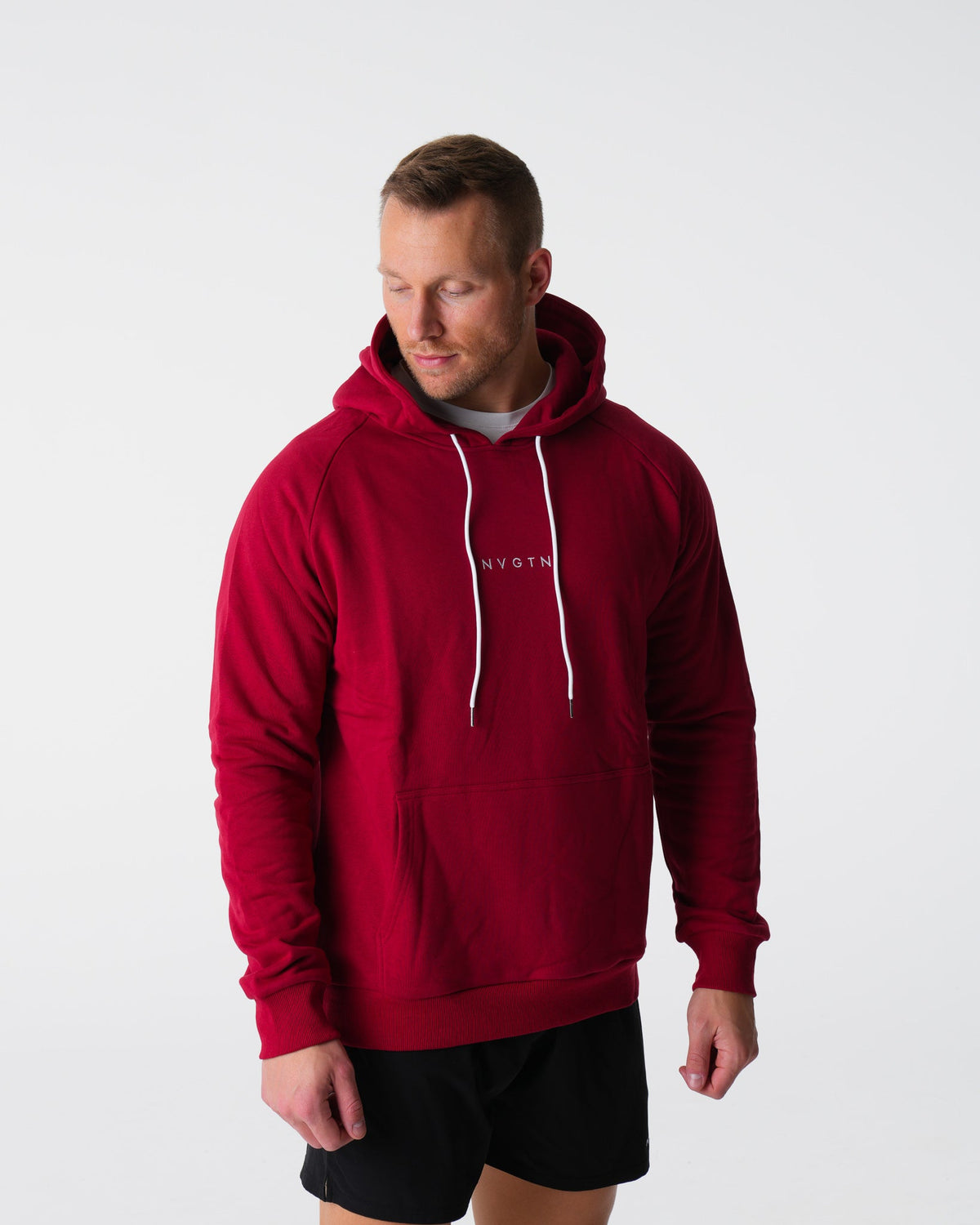 Men Crimson Lounge Hoodie | NVGTN