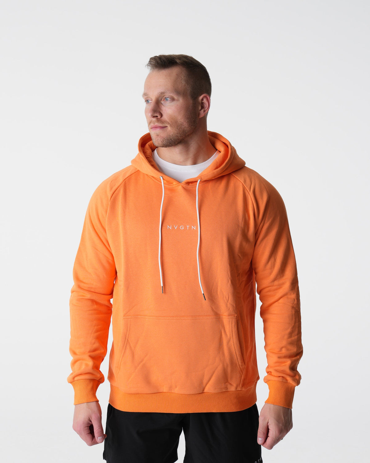Men Orange Lounge Hoodie | NVGTN