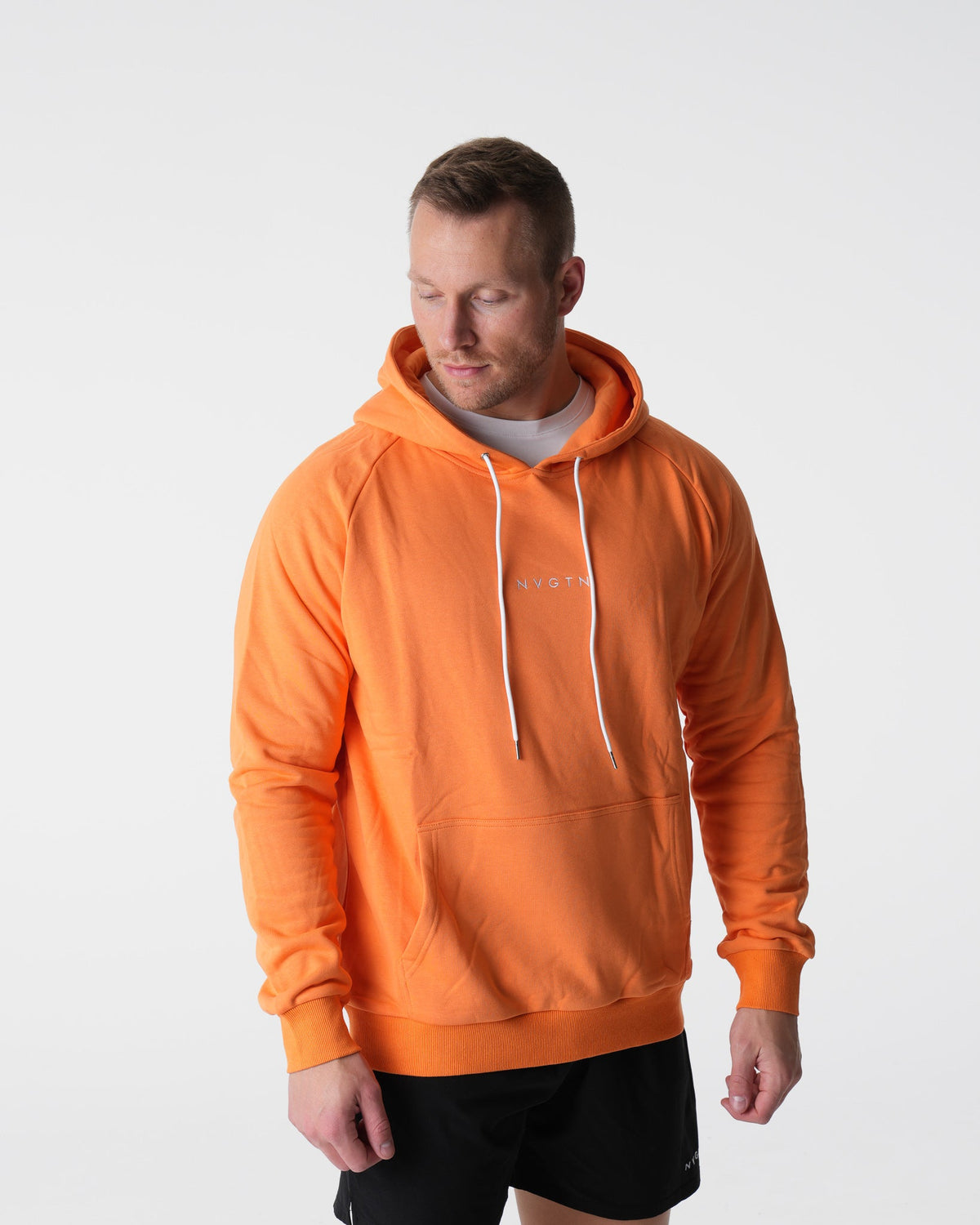 Men Orange Lounge Hoodie | NVGTN