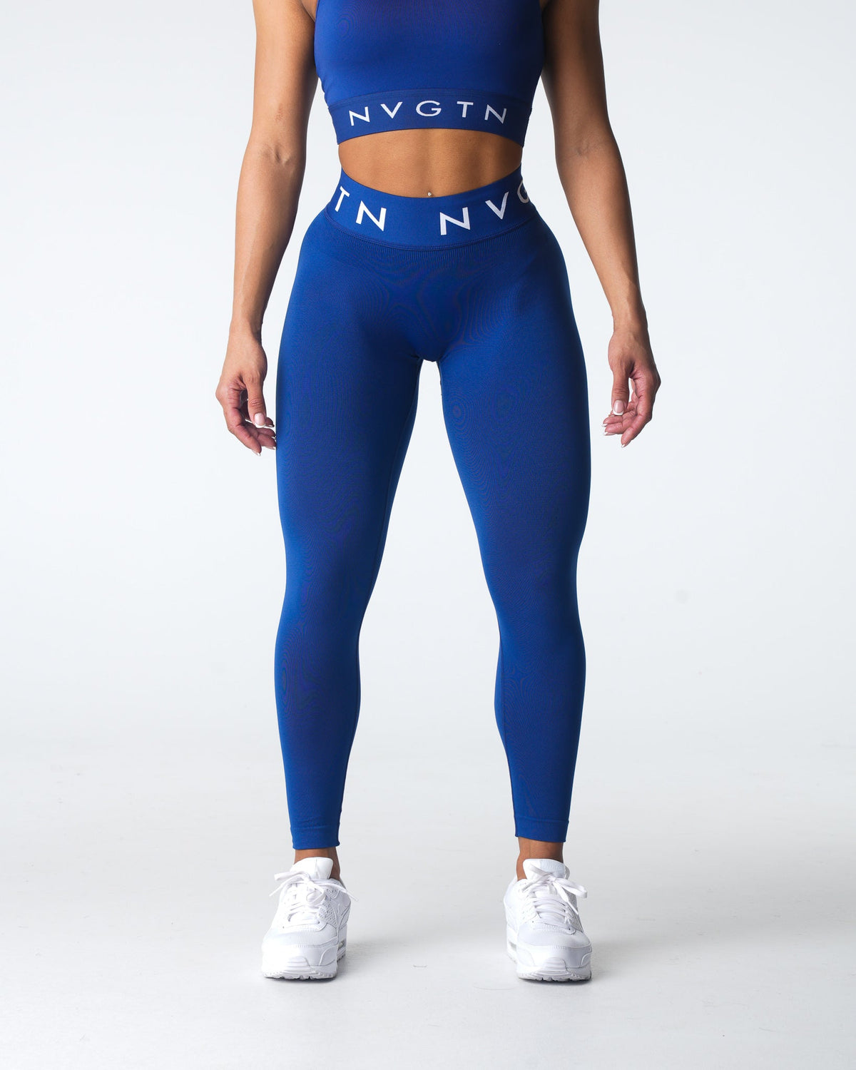 Women Navy Sport Seamless Leggings | NVGTN