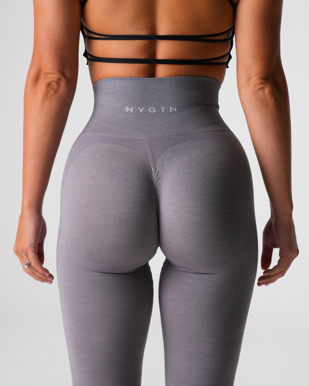 Women Grey Contour 2.0 Seamless Leggings | NVGTN