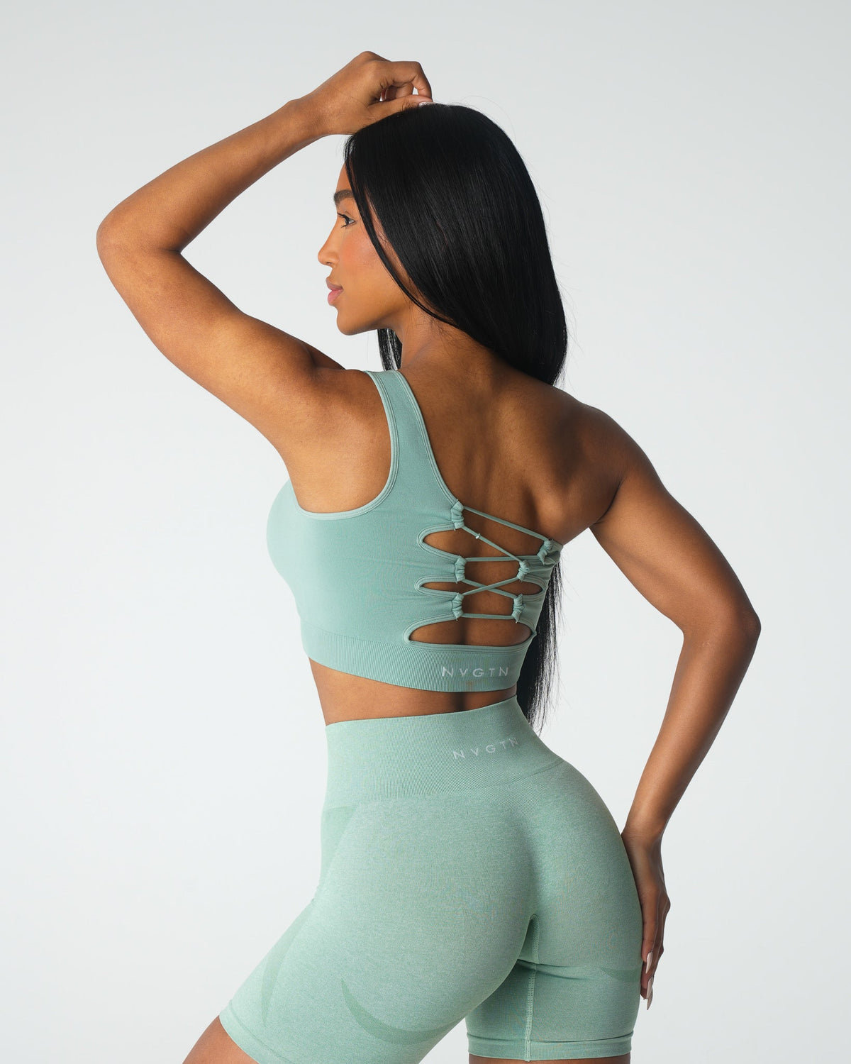 Women Sage Green Passion Seamless Bra | NVGTN