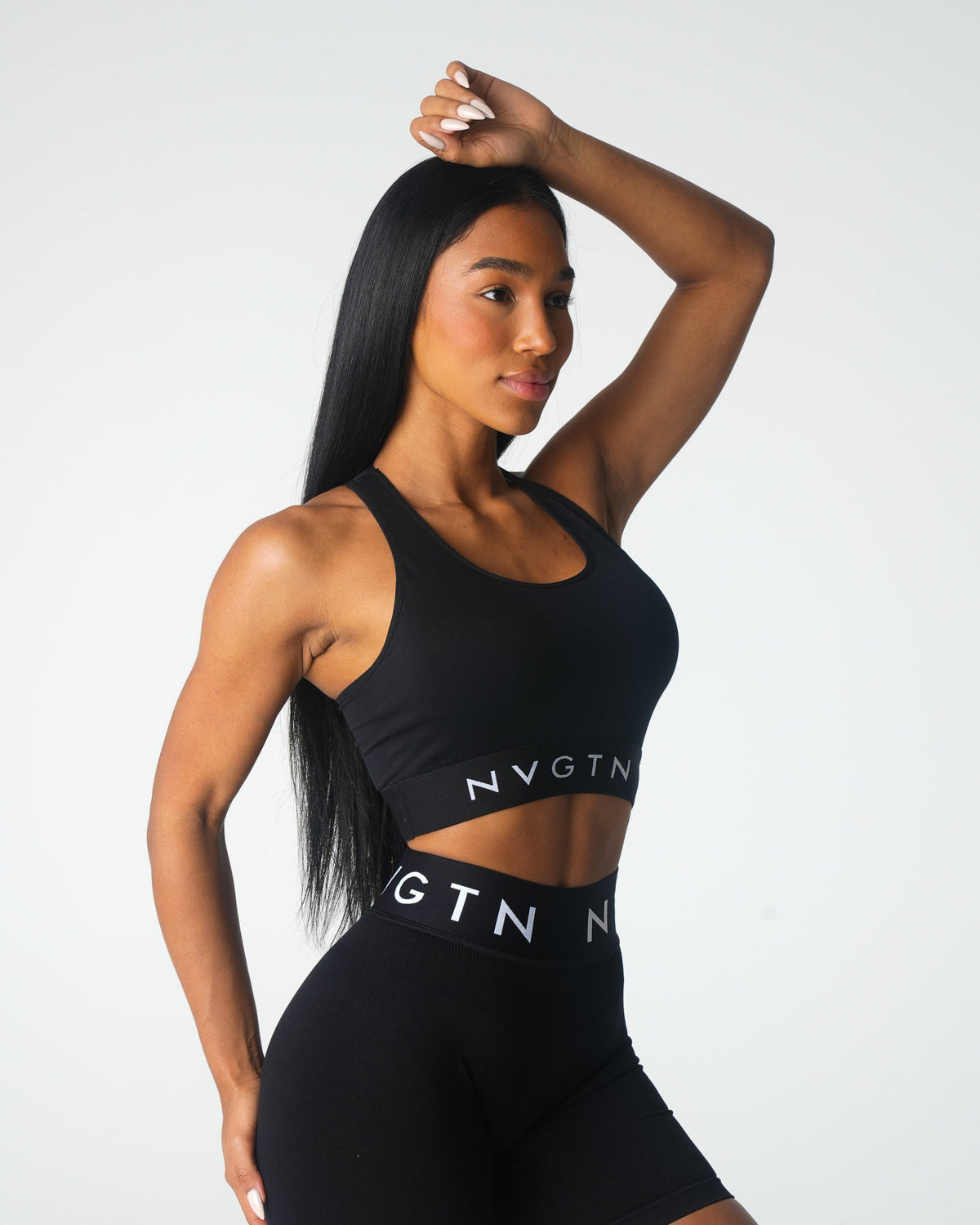 Women Black Legacy Sport Seamless Bra | NVGTN