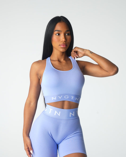 Women Periwinkle Legacy Sport Seamless Bra | NVGTN