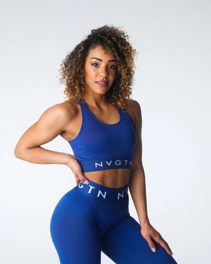 Women Navy Legacy Sport Seamless Bra | NVGTN