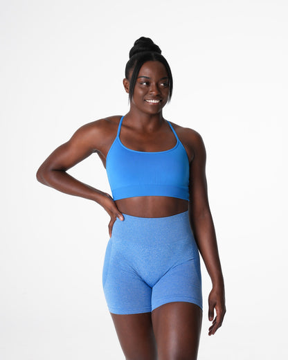 Women Ocean Blue Invincible Seamless Bra | NVGTN