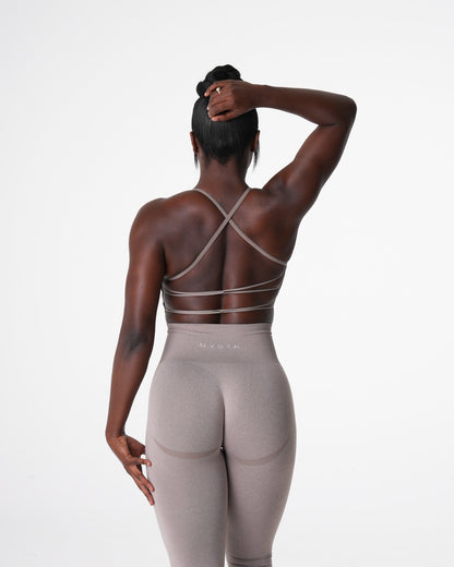 Women Taupe Invincible Seamless Bra | NVGTN